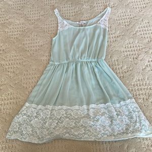 Mesh slip dress/cover up